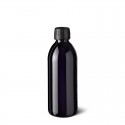 Botella de agua reutilizable violeta de 500 ml de Miron Glass.