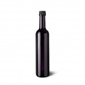 Botella de vidrio violeta para aceite o vinagre