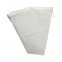 Filtro de algodón orgánico para leche vegetal, reutilizable y ecológico.