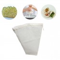 Filtros de algodón orgánico para leche vegetal y otros usos en cocina.