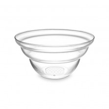 Cuenco de cristal con flor de la vida de Natures Design 1,5 litros