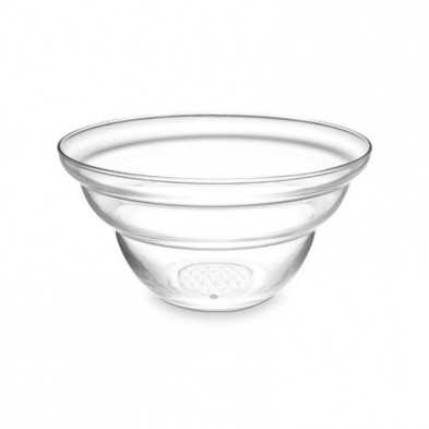 Cuenco de cristal con flor de la vida de Natures Design 1,5 litros