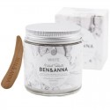Pasta de dientes natural Ben&Anna en tarro de cristal de 100 ml con espátula de madera.
