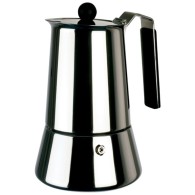 Cafetera italiana express Inoxibar de acero inoxidable 18/10, 10 tazas (500 ml)