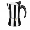 Cafetera italiana de acero inoxidable con diseño clásico y elegante 500 ml