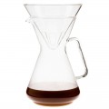 Cafetera de goteo de vidrio Brasil Trendglas Jena. Diseño elegante y capacidad de 1,2 litros.