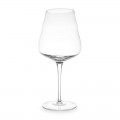 Copa de vino blanco Calix, diseño artesanal con ondas y sin metales pesados.