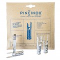 Pinzas de acero inoxidable Pincinox - Paquete de 20 unidades