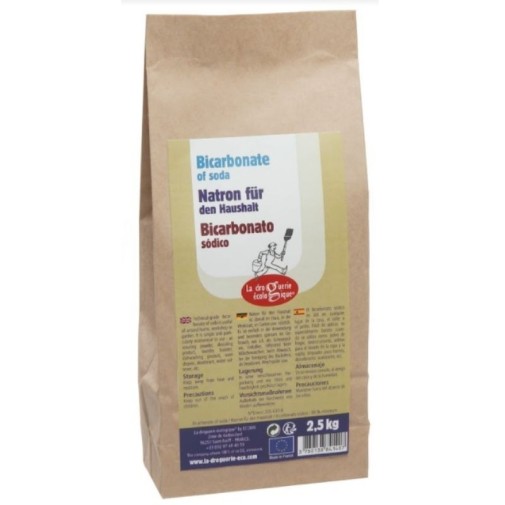 Paquete de 1 kg de bicarbonato sódico para limpieza ecológica.