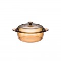 Cazuelas bajas de vidrio vitrocerámico Visions Amber 0,8 litros