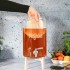 Kombuchera de vidrio Kefirko con grifo dispensador y cultivo SCOBY.