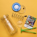 Tarro de fermentación Veggie Fermenter de Kefirko con accesorios y recetario.