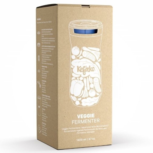 Embalaje Veggie Fermenter 1400 ml Kefirko