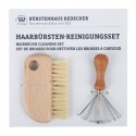 Set de limpieza para cepillos y peines Redecker - Incluye dos utensilios ecológicos.