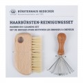Set de limpieza para cepillos y peines Redecker - Incluye dos utensilios ecológicos.