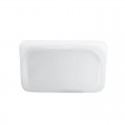 Bolsa de silicona platino porta alimentos snack - Stasher blanco