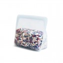 Bolsa porta alimentos Stand Up pequeña Stasher blanca