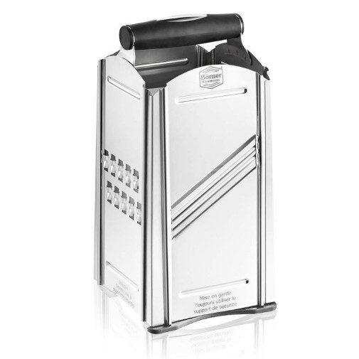 Rallador Combi Chef con múltiples lados ralladores y mango negro en la parte superior.