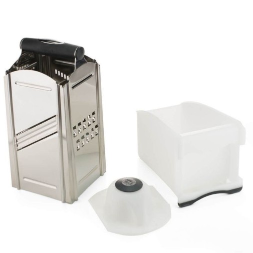 Rallador profesional de acero inoxidable 4 en 1 Combi Chef de Börnet