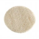 primer plano de 1 disco para peeling facial de lufa de Croll and Denecke