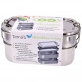 Fiambrera Lunch Box de acero inoxidable de 4 piezas