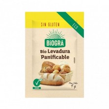 Levadura biogra bio panificable y sin gluten 9 g