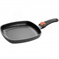 Parrilla anti-adherente con mango extraíble para inducción - Skk