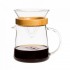 adaptador de bambú para cafeteras de vidrio de borosilicato Trendglas Jena en Ecovidasolar