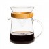 adaptador de bambú para cafeteras de vidrio de borosilicato Trendglas Jena en Ecovidasolar