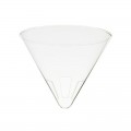 Embudo de cristal para cafetera Pour Over L de Trenglas Jena en Ecovidasolar