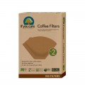 Filtros de café tamaño 2 en paquete de 100 unidades papel natural de If You Care