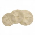 3 cubreplatos de algodon organico de diferentes medidas