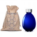 La bolsa de yute natural con la botella Egg of Life y tapón de acero