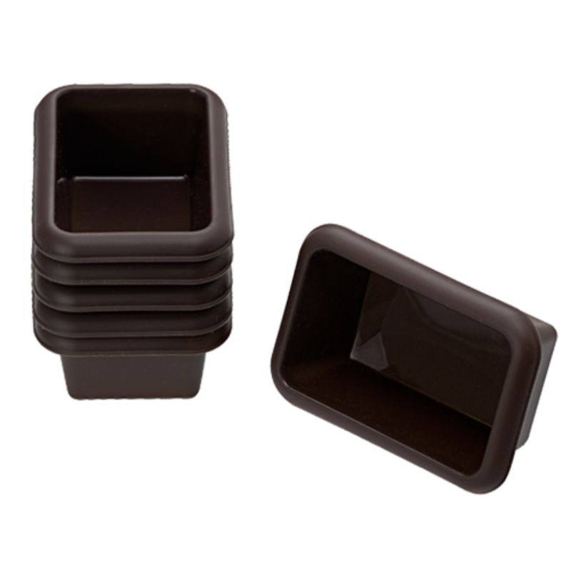 Pack de 6 moldes rectangulares mini apilados