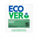 Ecover pastillas lavavajillas con lima y limón, 25 unidades para platos brillantes.