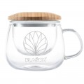Taza Angelica de vidrio de borosilicato