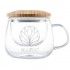 Taza Angelica de vidrio de borosilicato