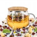 taza angelica con tapa y infusor de 300 ml