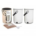 Set 2 unidades Bokashi Organko 2 y bolsa de microorganismos de Skaza