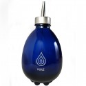 aceitera azul de vitbot con dosificador de acero inoxidable