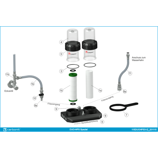 Piezas y componentes completos de DUO ESPECIAL CARBONIT