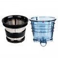 Set de dos filtros para hacer zumos con pulpa y sorbetes