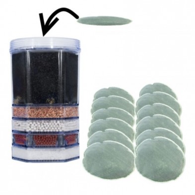 Explicación donde colocar las almohadillas antical en tu filtro Acala Quell
