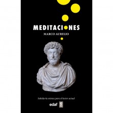 Portada Meditaciones libro del emperador romano Marco Aurelio