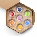 Packaging de los 7 vasos de los chakras de colores de Natures Design