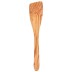 espátula de cocina plana hecha de madera de olivo
