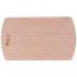Tabla de cortar de madera de haya colocada de forma horizontal