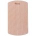 Tabla de cortar de madera de haya colocada de forma vertical