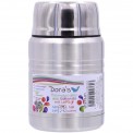 Termo de acero inoxidable con cuchara Biodora