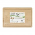 Tabla de cortar de madera de haya con surcos Biodora